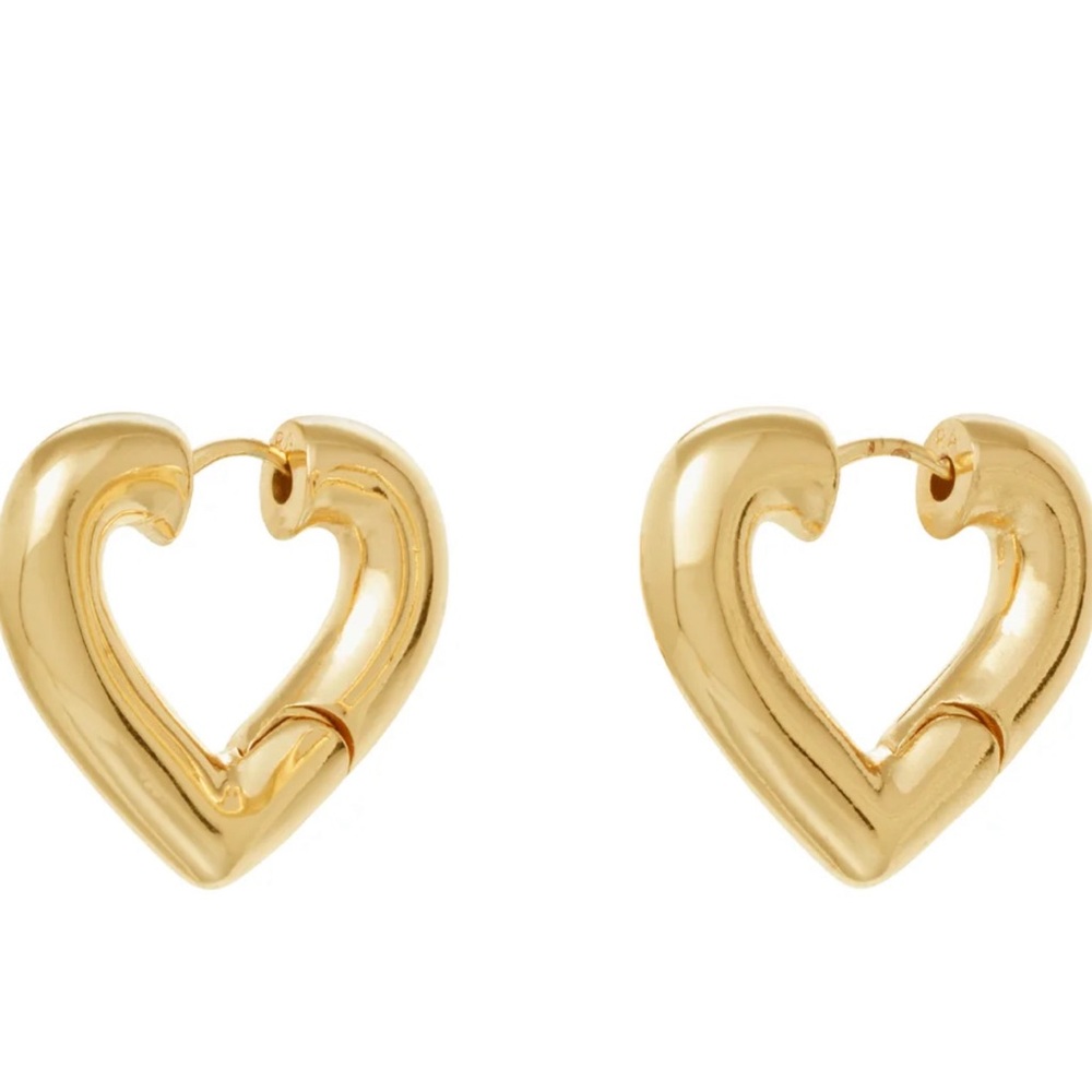 Heart Shaped Hoops